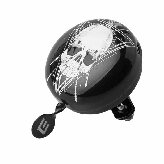 Zvonek Extend TILONG black skull, OEM