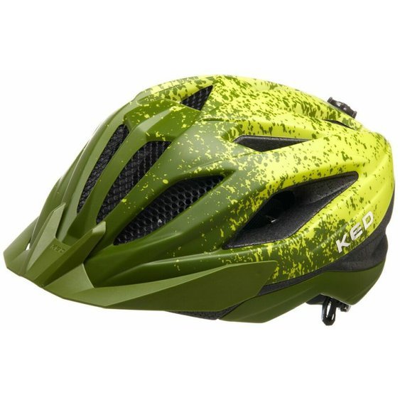 přilba KED Street Junior Pro S forest green yellow green matt 49-55 cm