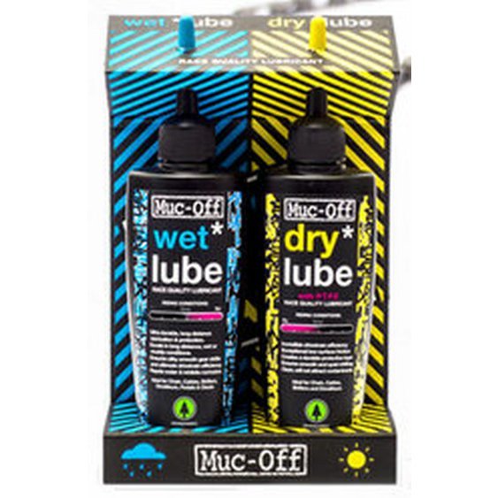 mazivo MUC-OFF Wet+Dry Lube 120 ml Twin Pack