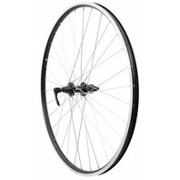 zapletené kolo 28/29" MAX1 V-brake zadní Formula / Shimano ořech 8-11sp. černé/stří