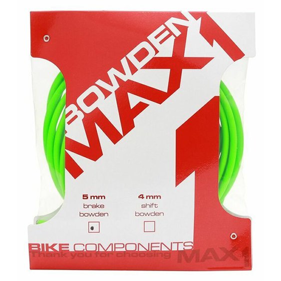 bowden MAX1 5 mm fluo zelená balení 3 m