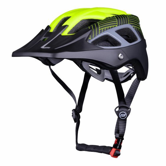 přilba FORCE AVES MTB, fluo-černá, matná L-XL