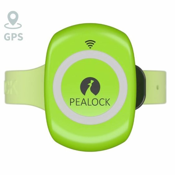 zámek PEALOCK 2, elektronický s GPS, zelený